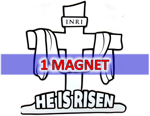 "He is Risen" Magnet