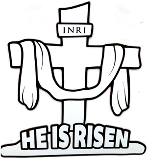 "He is Risen" Magnet