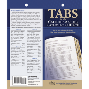 Catechism of the Catholic Church Book Tabs